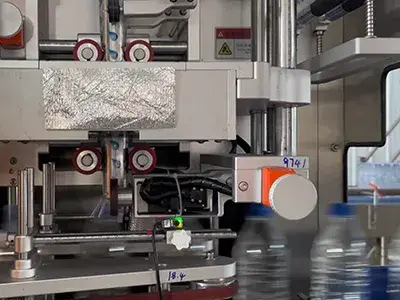 Mangas termoencogibles para cuerpo y cuello de botellas de agua