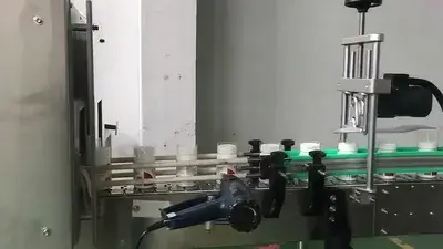 Túnel eléctrico de contracción para envases de vitaminas