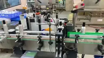 Etiquetadora envolvente para aerosoles de aluminio