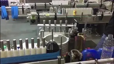 Etiquetadora automática para botellas